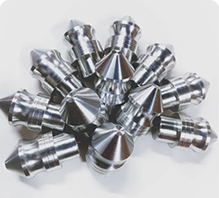 Stainless steel lathe workpieces